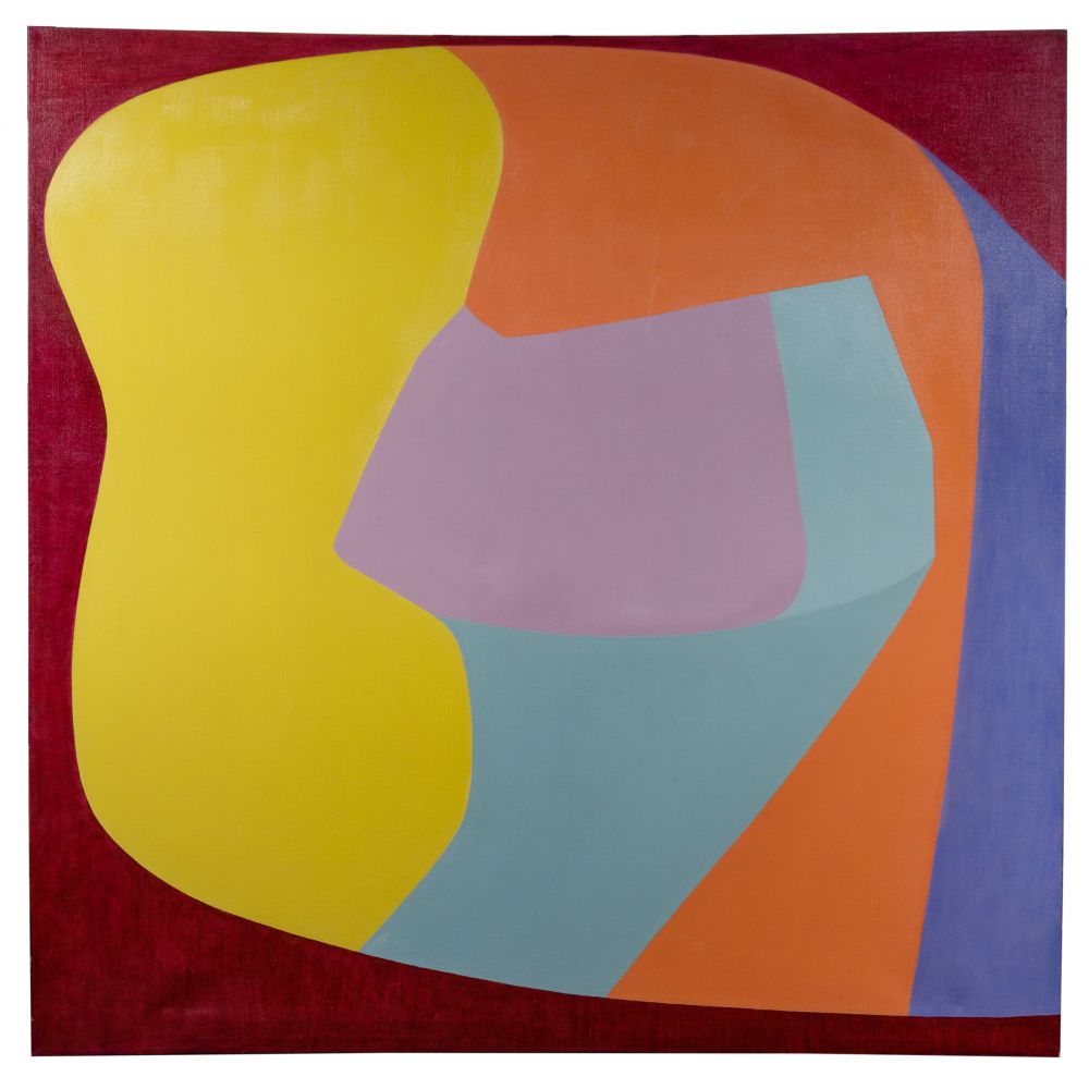 Elizabeth Hertz (American 20th c.) "Yellow in Cul de Sac"