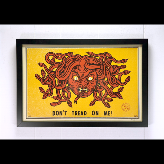 Don't Tread Print by Ravi Zupa