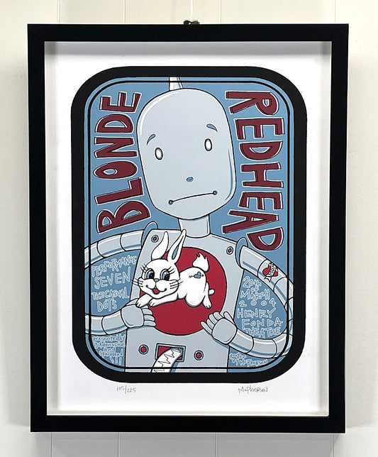 2004 BLONDE REDHEAD SILKSCREEN BY TARA MCPHERSON