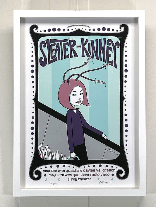 2004 TARA MCPHERSON SLEATER-KINNEY POSTER