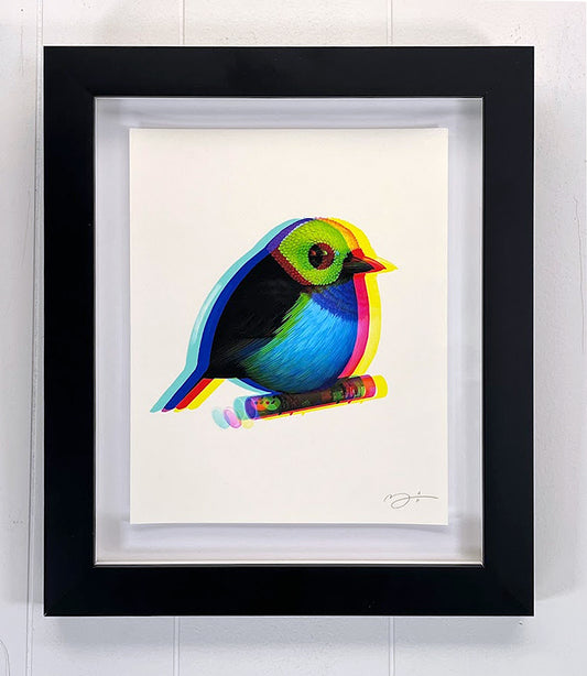 Mike Mitchell Paradise Tanager (Printing Error Variant) AP