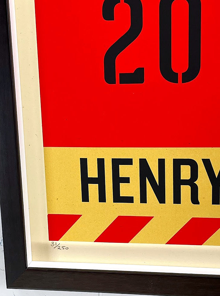 Good To See You Henry Rollins Silkscreen Print by Shepard Fairey- OBEY