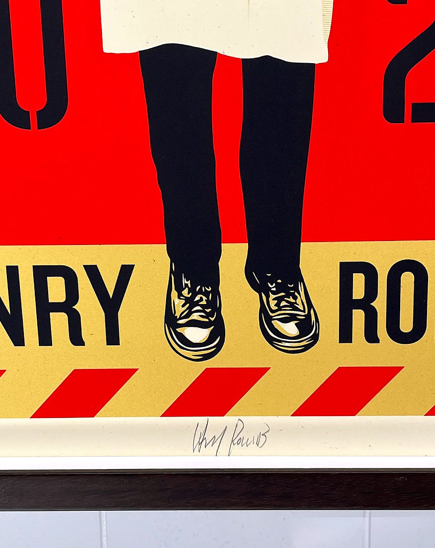 Good To See You Henry Rollins Silkscreen Print by Shepard Fairey- OBEY