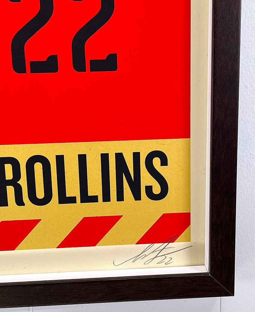 Good To See You Henry Rollins Silkscreen Print by Shepard Fairey- OBEY