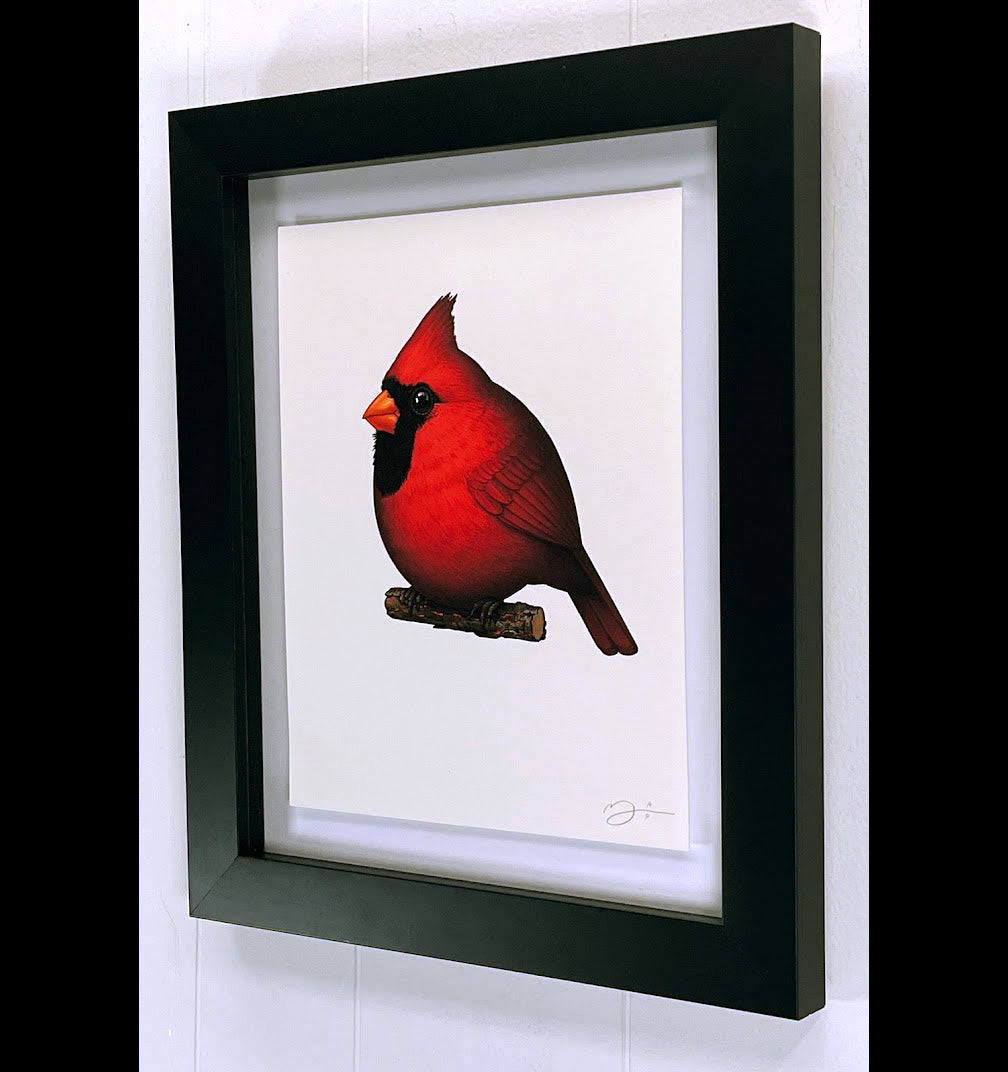 Fat Bird - Cardinal II by Mike Mitchell 2022 Artist Proof