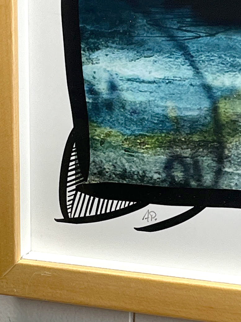 "From The Blue" 18" x 24" AP print by Kneelinghorse