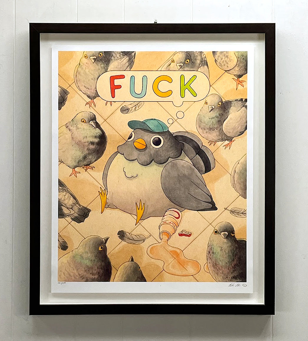Felicia Chiao - "Alone in a Crowded Room" Limited Edition print
