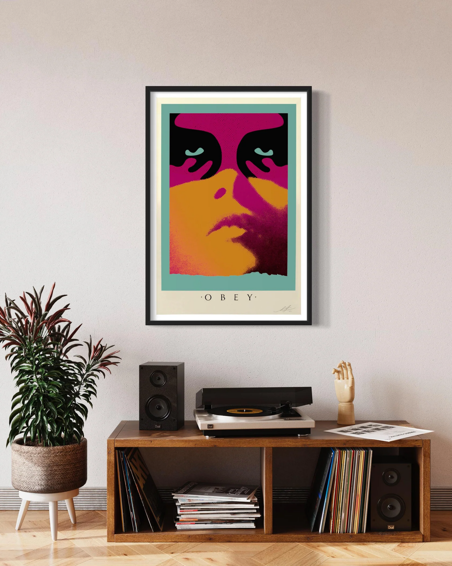 Shadowplay Signed Offset Lithograph by Shepard Fairey